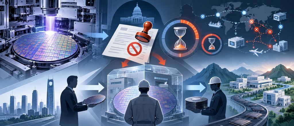 美国出口管制与半导体供应链示意