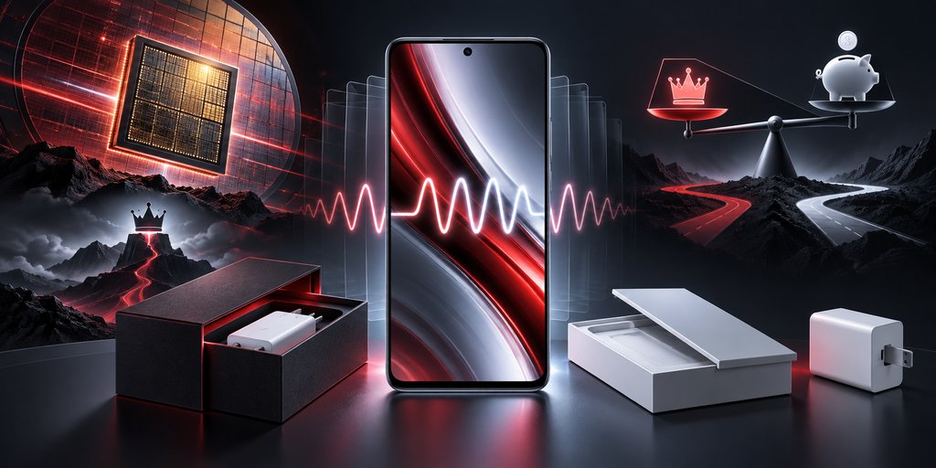 Redmi K40预热海报与性价比旗舰定位示意