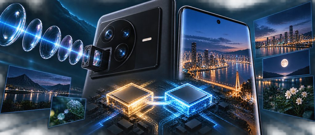 vivo X80系列与天玑9000平台示意