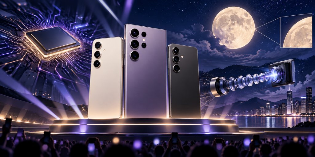 三星Galaxy S23系列发布与夜拍示意