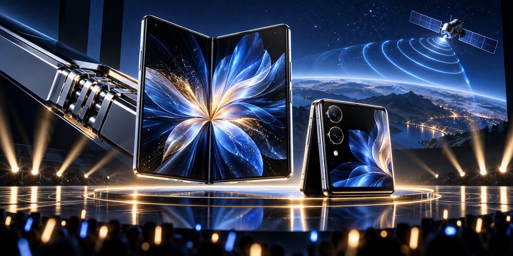 小米MIXFold4大折叠与MIXFlip小折示意